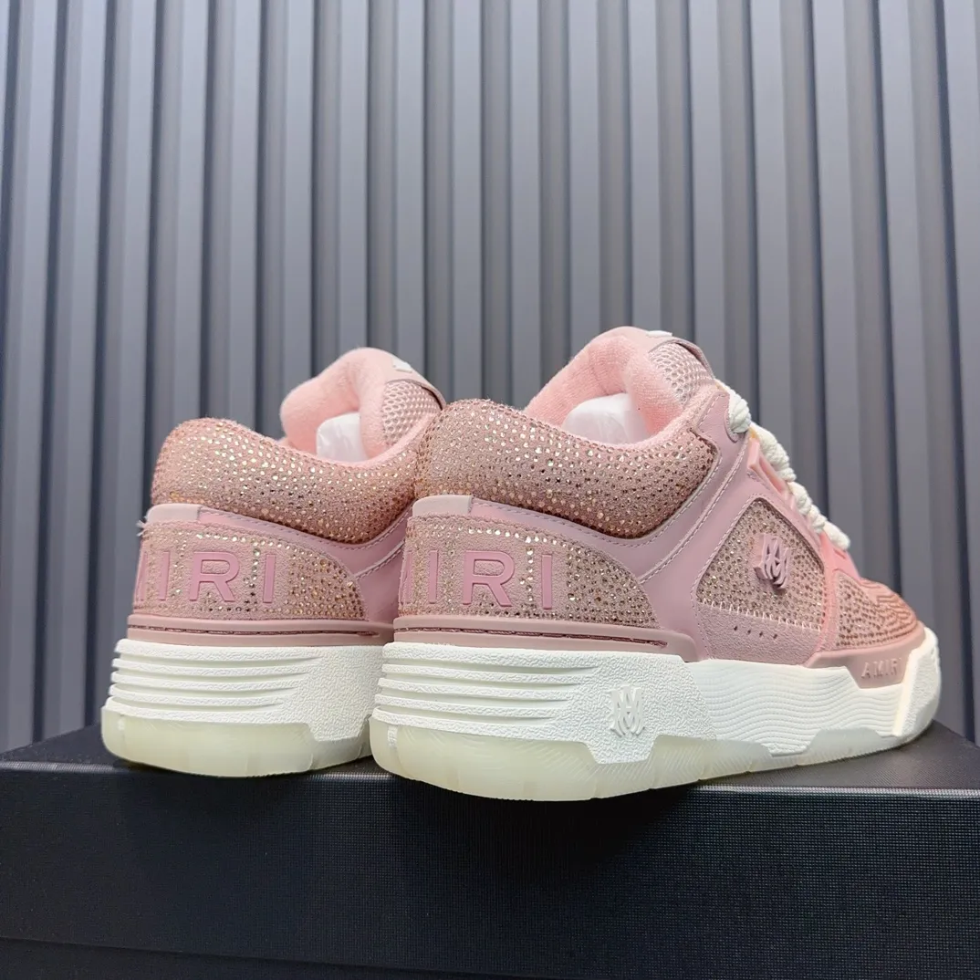 Men's shoes 💰760💰 AMIRI AMIRI fashion brand hot sale 🔥 Available all year round, couples 💑 Official website synchronization Imported fabrics 1⃣️ vs 1⃣️ replica, original factory special original sole, 35-45 (45. non-refundable)